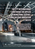 Cover: The 2nd International Conference on Applied Engineering, Science, Technology and Innovation (AESTI) - Trans Tech Publications Ltd