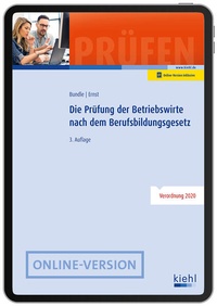 Abbildung von: Die Prüfung der Betriebswirte nach dem Berufsbildungsgesetz - NWB