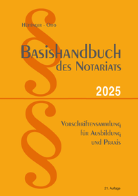 Abbildung von: Basishandbuch des Notariats 2025 - Gerber, C