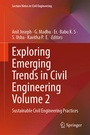 Cover: Exploring Emerging Trends in Civil Engineering Volume 2 - Springer