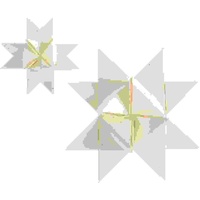 Abbildung von: Fröbelsterne mit Recyclingpapier, Elfenbein FSC MIX - Rico Design GmbH & Co.KG