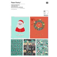Abbildung von: Postkartenblock Weihnachtsmarkt FSC MIX - Rico Design GmbH & Co.KG