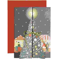 Abbildung von: 3D Klappkarte Weihnachtsmarkt, B6 FSC MIX - Rico Design GmbH & Co.KG