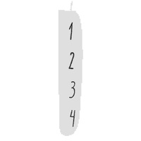 Abbildung von: Adventskerze 1-4, Weiß - Rico Design GmbH & Co.KG