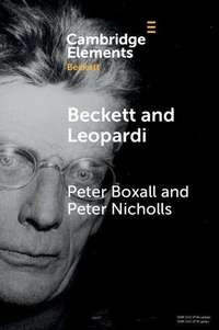 Enlarge image Cover: Beckett and Leopardi - Cambridge University Press
