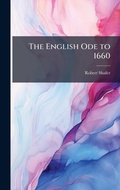 Cover: The English Ode to 1660 - Hutson Street Press