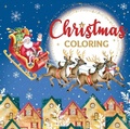 Cover: Christmas Coloring (Santa Sleigh Cover - Keepsake Coloring Book) - New Seasons