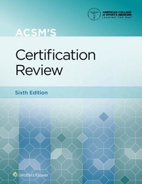 Abbildung von: ACSM's Certification Review - WOLTERS KLUWER HEALTH
