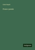 Cover: Prose e poesie - Antigonos Verlag
