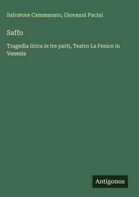 Enlarge image Cover: Saffo - Antigonos Verlag