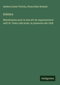 Cover: Zelmira - Antigonos Verlag