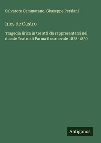 Enlarge image Cover: Ines de Castro - Antigonos Verlag