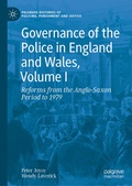 Cover: Governance of the Police in England and Wales, Volume I - Palgrave Macmillan