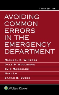 Abbildung von: Avoiding Common Errors in the Emergency Department - WOLTERS KLUWER HEALTH