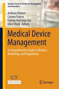 Enlarge image Cover: Medical Device Management - Springer