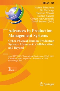Abbildung von: Advances in Production Management Systems. Cyber-Physical-Human Production Systems: Human-AI Collaboration and Beyond - Springer