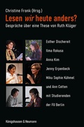 Cover: Lesen wir heute anders? - K&ouml;nigshausen & Neumann