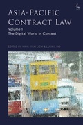Cover: Asia-Pacific Contract Law, Volume 1 - Hart Publishing