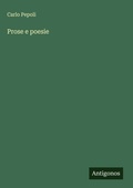 Cover: Prose e poesie - Antigonos Verlag