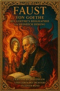 Cover: Faust von Goethe mit Goethe's Biographie von Heinrich D&ouml;ring - Millennium Collection Publishing