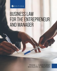 Abbildung von: Business Law for the Entrepreneur and Manager - Cognella, Inc