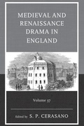Cover: Medieval and Renaissance Drama in England - Fairleigh Dickinson University Press,U.S.