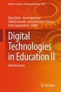 Cover: Digital Technologies in Education II - Springer