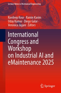 Abbildung von: International Congress and Workshop on Industrial AI and eMaintenance 2025 - Springer