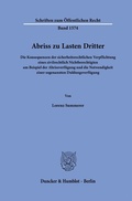 Abbildung von: Abriss zu Lasten Dritter - Duncker & Humblot