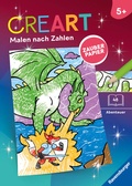 Cover: CreArt Malen nach Zahlen ab 5 Zauberpapier - Abenteuer - Ravensburger