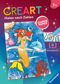 Cover: CreArt Malen nach Zahlen ab 7 Zauberpapier - Meerjungfrauen - Ravensburger