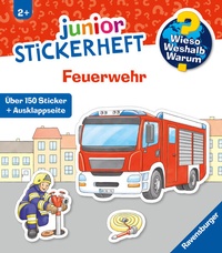 Bild vergrößern Bild: Wieso? Weshalb? Warum? junior Stickerheft - Feuerwehr - Ravensburger