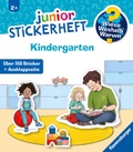 Cover: Wieso? Weshalb? Warum? junior Stickerheft - Kindergarten - Ravensburger
