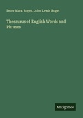 Cover: Thesaurus of English Words and Phrases - Antigonos Verlag