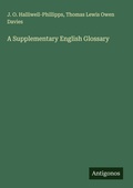 Cover: A Supplementary English Glossary - Antigonos Verlag