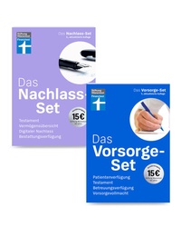 Abbildung von: Vorsorge-Set und Nachlass-Set im Paket - aktualisierte Auflagen 2024 - Stiftung Warentest