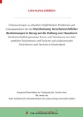 Cover: Untersuchungen zu aktuellen M&ouml;glichkeiten, Problemen und L&ouml;sungsans&auml;tzen bei der Durchsetzung tierschutzrechtlicher Bestimmungen in Bezug auf die Haltung von Haustieren (landwirtschaftlich genutzten Tieren und Heimtieren) aus Sicht amtlicher Tier&auml;rztinnen und Tier&auml;rzte und praktizierender Tier&auml;rztinnen und Tier&auml;rzte in Deutschland - VVB Laufersweiler Verlag