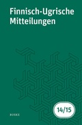 Cover: Finnisch-Ugrische Mitteilungen Band 14/15 - Buske, H