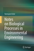 Cover: Notes on Biological Processes in Environmental Engineering - Springer
