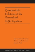 Cover: Quasiperiodic Solutions of the Generalized SQG Equation - Princeton University Press