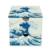 Abbildung von: Katsushika Hokusai: The Great Wave Flame Tree Memo Block in Box with Drawer - Flame Tree Publishing