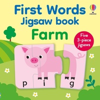 Enlarge image Cover: First Words Jigsaw Book: Farm - Usborne Publishing Ltd