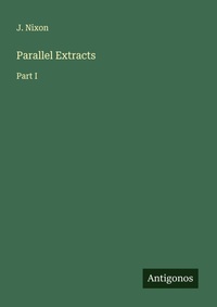 Enlarge image Cover: Parallel Extracts - Antigonos Verlag