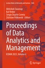 Cover: Proceedings of Data Analytics and Management - Springer