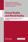 Cover: Virtual Reality and Mixed Reality - Springer