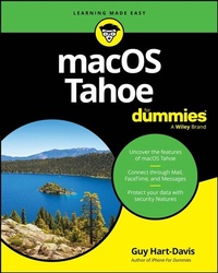 Enlarge image Cover: macOS Tahoe For Dummies - Wiley