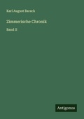 Cover: Zimmerische Chronik - Antigonos Verlag
