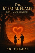 Cover: The Eternal Flame (Part 1: A Fate Unwritten, #1) - ANUP DAHAL