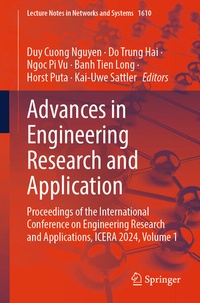 Enlarge image Cover: Advances in Engineering Research and Application - Springer
