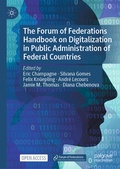 Cover: The Forum of Federations Handbook on Digitalization in Public Administration of Federal Countries - Palgrave Macmillan